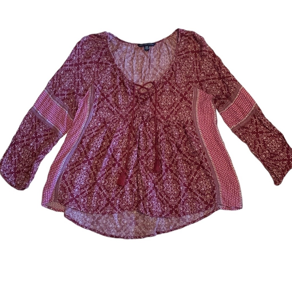 American Eagle Boho Shirt • Size XS
